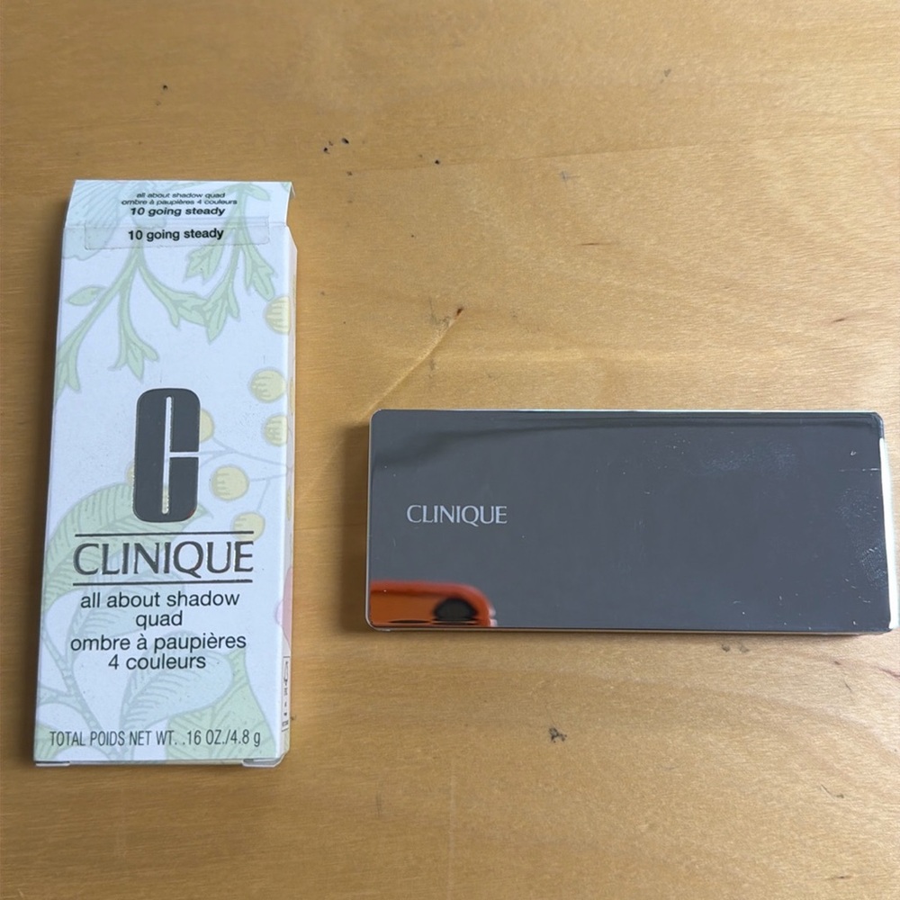 Nwb Clinique All About Shadow Quad Eyeshadow Palette 10-going steady